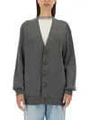 Golden Goose Darnelle Basic Cardigan In Gray