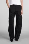 Golden Goose Journey Cargo Pants In Black