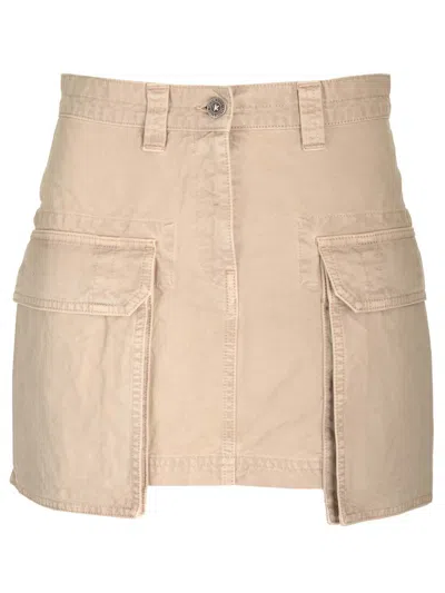 GOLDEN GOOSE CARGO POCKET MINI SKIRT