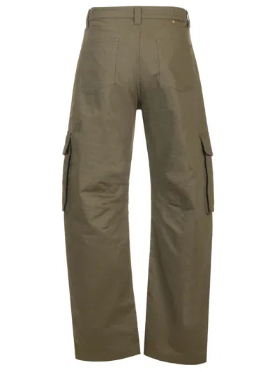 Golden Goose Cargo Trousers In Green
