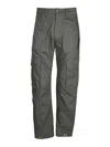 GOLDEN GOOSE CARGO TROUSERS IN GREEN COTTON