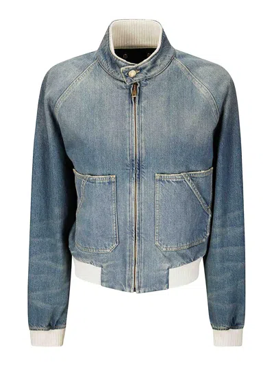 Golden Goose Jeans Bomber