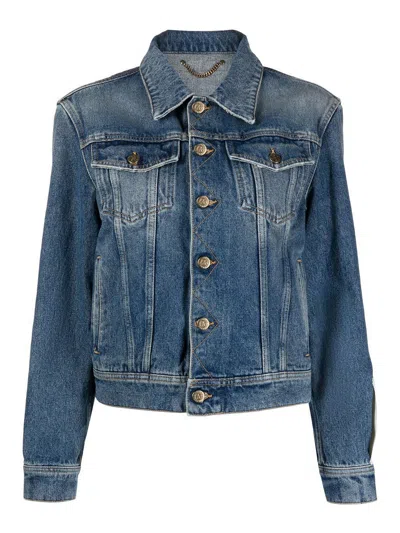 GOLDEN GOOSE CHAQUETA VAQUERA - AZUL