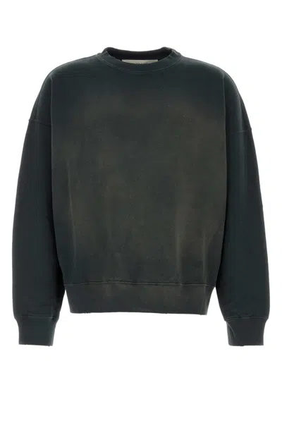 GOLDEN GOOSE CHARCOAL COTTON SWEATSHIRT