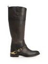 Golden Goose Charlie Distressed Leather Upper With Accessories Boots Brown In Brown
