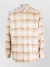 Golden Goose Check Pattern Shirt With Button-down Collar