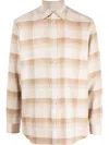 Golden Goose Check Pattern Shirt With Button-down Collar