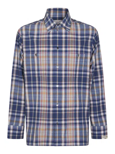 Golden Goose Checkered Design Cotton Shirt For Women In Multi
