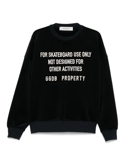 GOLDEN GOOSE CHENILLE CREWNECK SWEATSHIRT