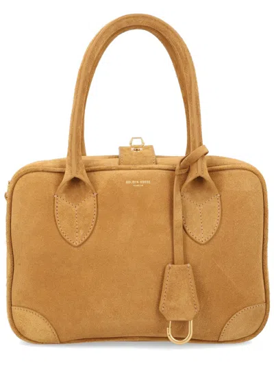Golden Goose Chic Leather Handbag - Mini Size In Sand
