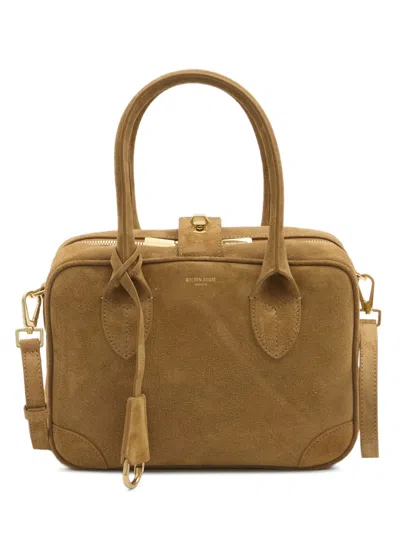 Golden Goose Chic Mini Bag With Gold-tone Accents And Multiple Compartments In Beige