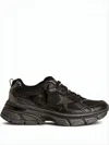 Golden Goose Chunky Black Sneakers With Layered Sole In Black