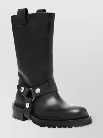 Golden Goose Chunky Heel Mid-calf Boots Strap
