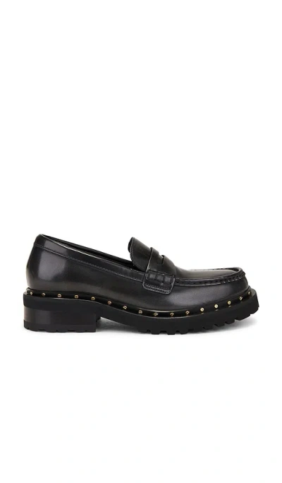Golden Goose Platform Loafer Shoes In Black