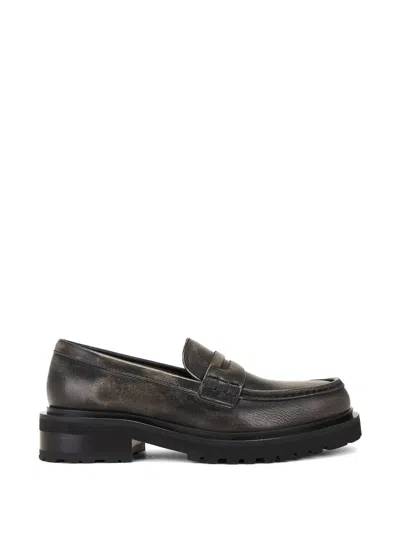 Golden Goose Push On Loafers In Black