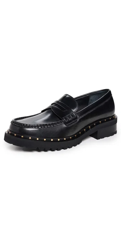 Golden Goose Chunky Loafers With Studded Welt Black