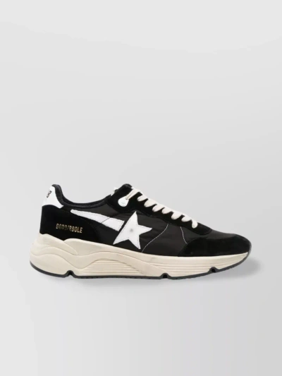 GOLDEN GOOSE CHUNKY RUBBER SOLE ROUND TOE SNEAKERS