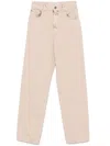 Golden Goose Classic 100% Cotton Jeans In Neutral