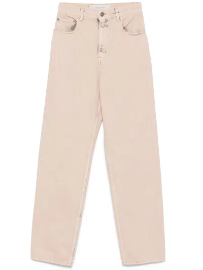 Golden Goose Classic 100% Cotton Jeans In Neutral