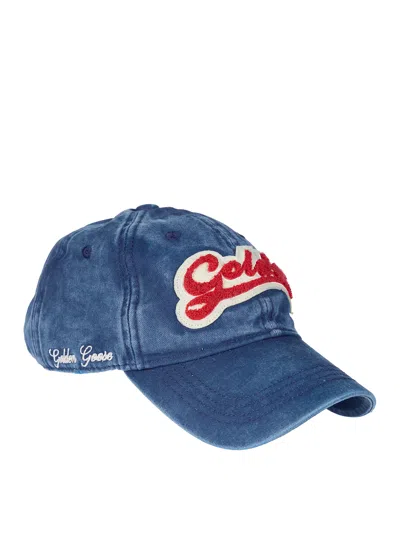 Golden Goose Classic Baseball Cap For Men - Fw26 In Blue