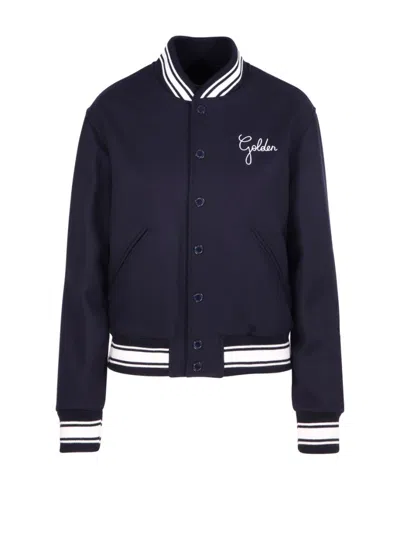 GOLDEN GOOSE GOLDEN GOOSE CLASSIC BLACK BOMBER JACKET