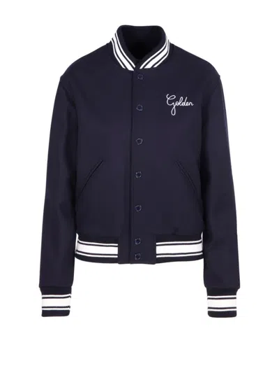 GOLDEN GOOSE CLASSIC BLACK BOMBER JACKET