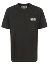 Golden Goose Classic Black T-shirt With Iconic Branding In Black