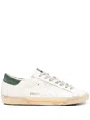 Golden Goose Low-top Distressed Leather Sneakers With Suede Heel Tab