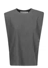 Golden Goose Journey Sleeveless Padded Shoulder T-shirt