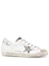Golden Goose Cloud White Leather Sneakers In White