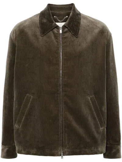 Golden Goose Coach Jacket In Dark Kalamata