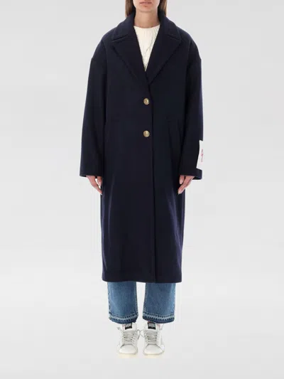 GOLDEN GOOSE COAT GOLDEN GOOSE WOMAN COLOR BLUE,H22716009