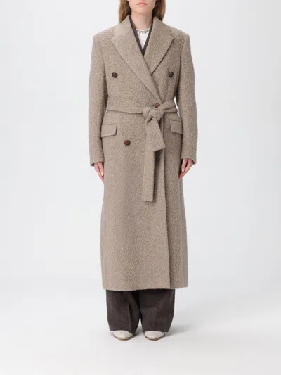 GOLDEN GOOSE COAT GOLDEN GOOSE WOMAN COLOR GREY,H38193020