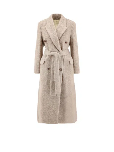 Golden Goose Coats In Neutral