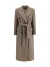 Golden Goose Journey Ws Double Breasted Coat With De In Multi