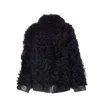 Golden Goose Osanne Jacket Curly Shearling In Black