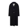 Golden Goose Heraldic Buttons Single-breasted Cocoon Coat