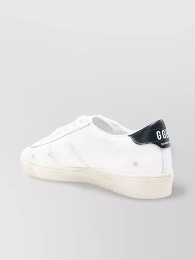 Golden Goose Contrast Heel Tab Low-top Sneakers In White