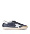 Golden Goose Contrast-toe Super-star Sneakers In Navy