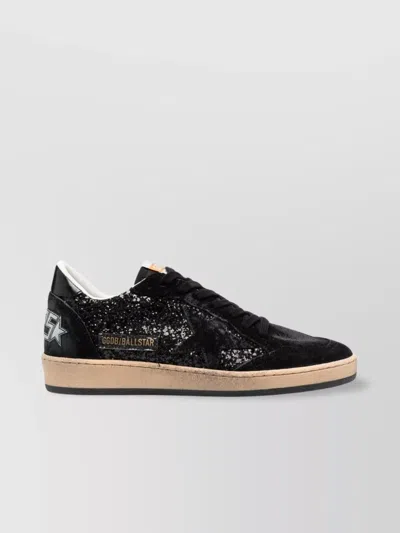 Golden Goose Contrasting Rubber Sole Panelled Sneakers