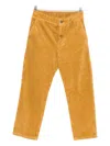 Golden Goose Corduroy-texture Trousers In Brown