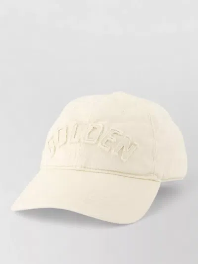Golden Goose Cotton Baseball Cap In White