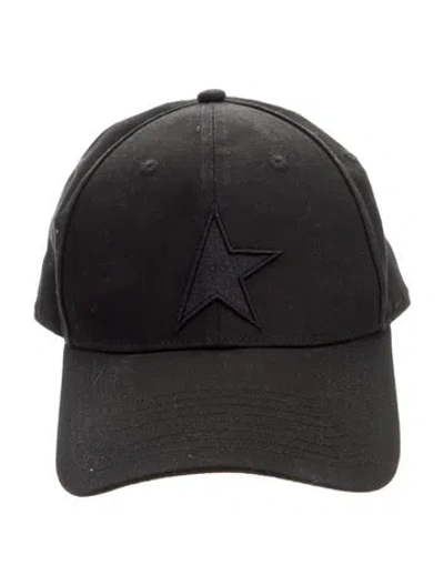 Pre-owned Golden Goose Cotton Baseball Hat In Black