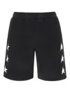 Golden Goose Diego Star Short Sweatpants In Black