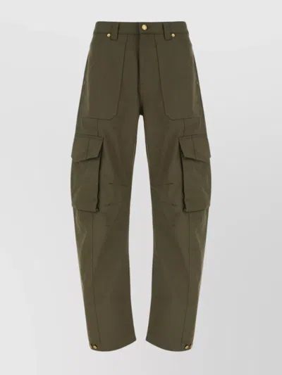 Golden Goose Cotton Blend Cargo Trousers With Multiple Pockets