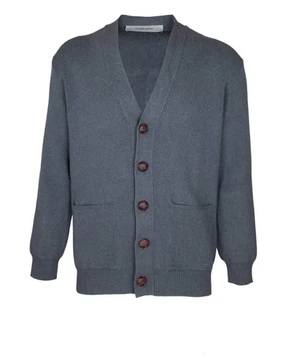Golden Goose Cotton Cardigan In Gray