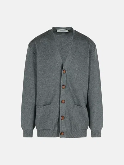 Golden Goose Cotton Cardigan In Grey