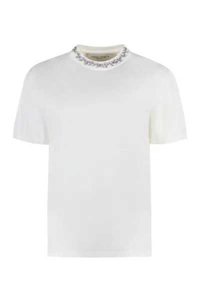 GOLDEN GOOSE GOLDEN GOOSE COTTON CREW-NECK T-SHIRT