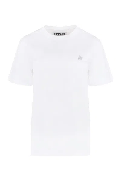 GOLDEN GOOSE GOLDEN GOOSE COTTON CREW-NECK T-SHIRT