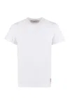 Golden Goose Golden Ms Regular T-shirt Distressed Cotton Jerse In White